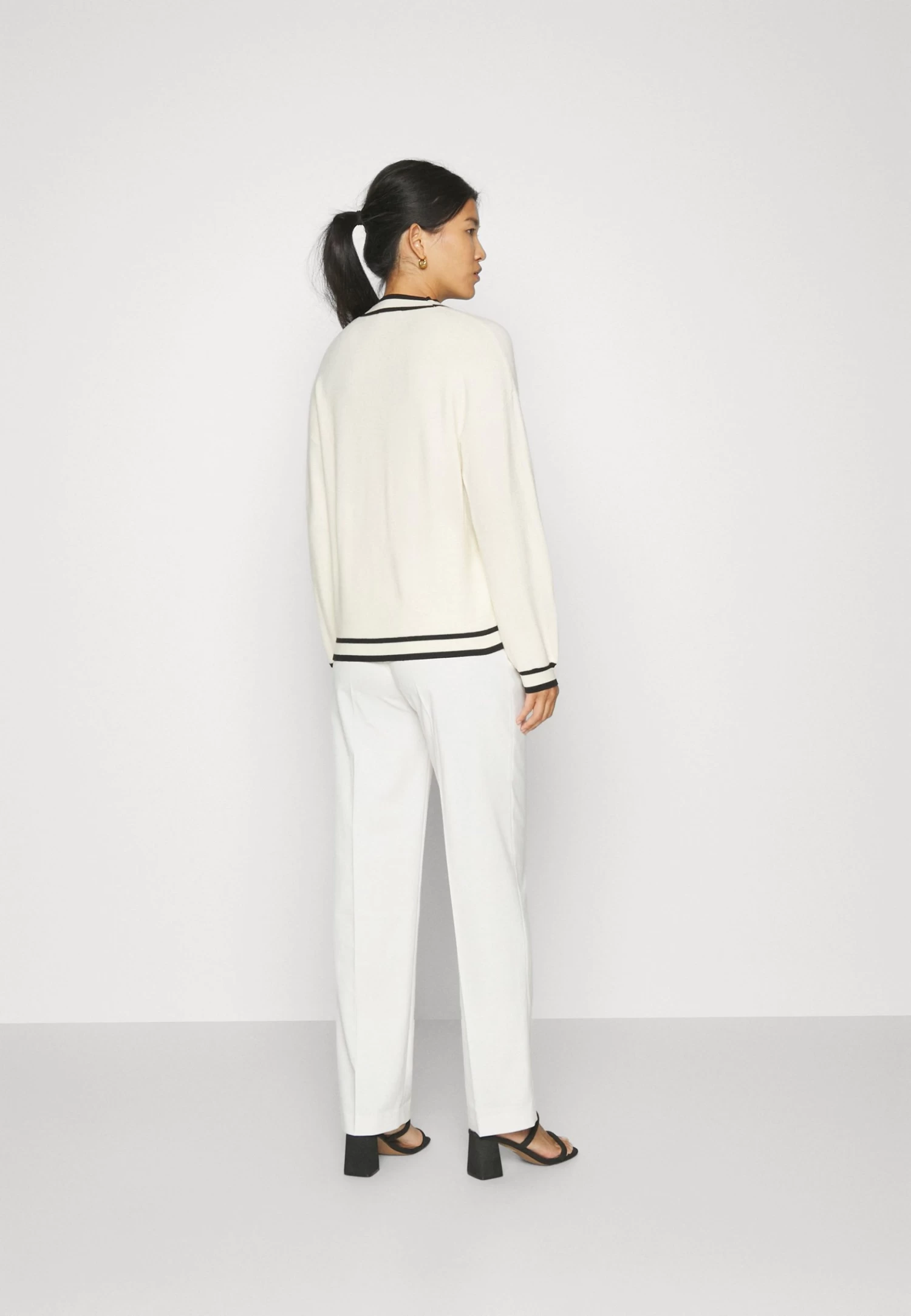 Anna Field Chaqueta De Punto - White/Black 5 Anna Field Chaqueta De Punto - White/Black - Imagen 3