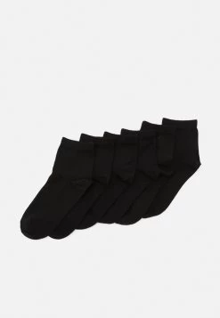 Anna Field 6 Pack Quarter Socks - Calcetines - Black