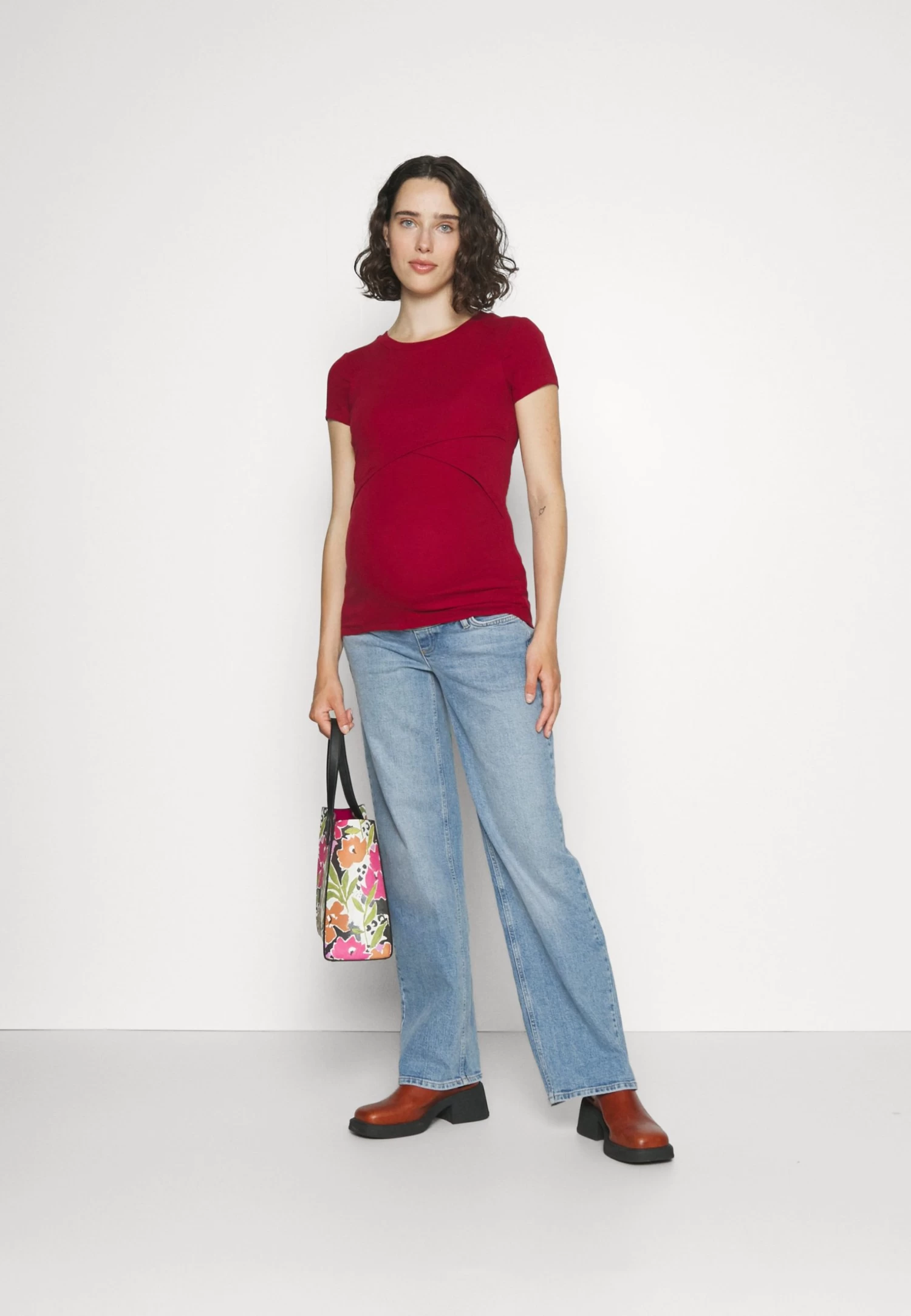 Camiseta Básica - Dark Red 4 Camiseta Básica - Dark Red - Imagen 2