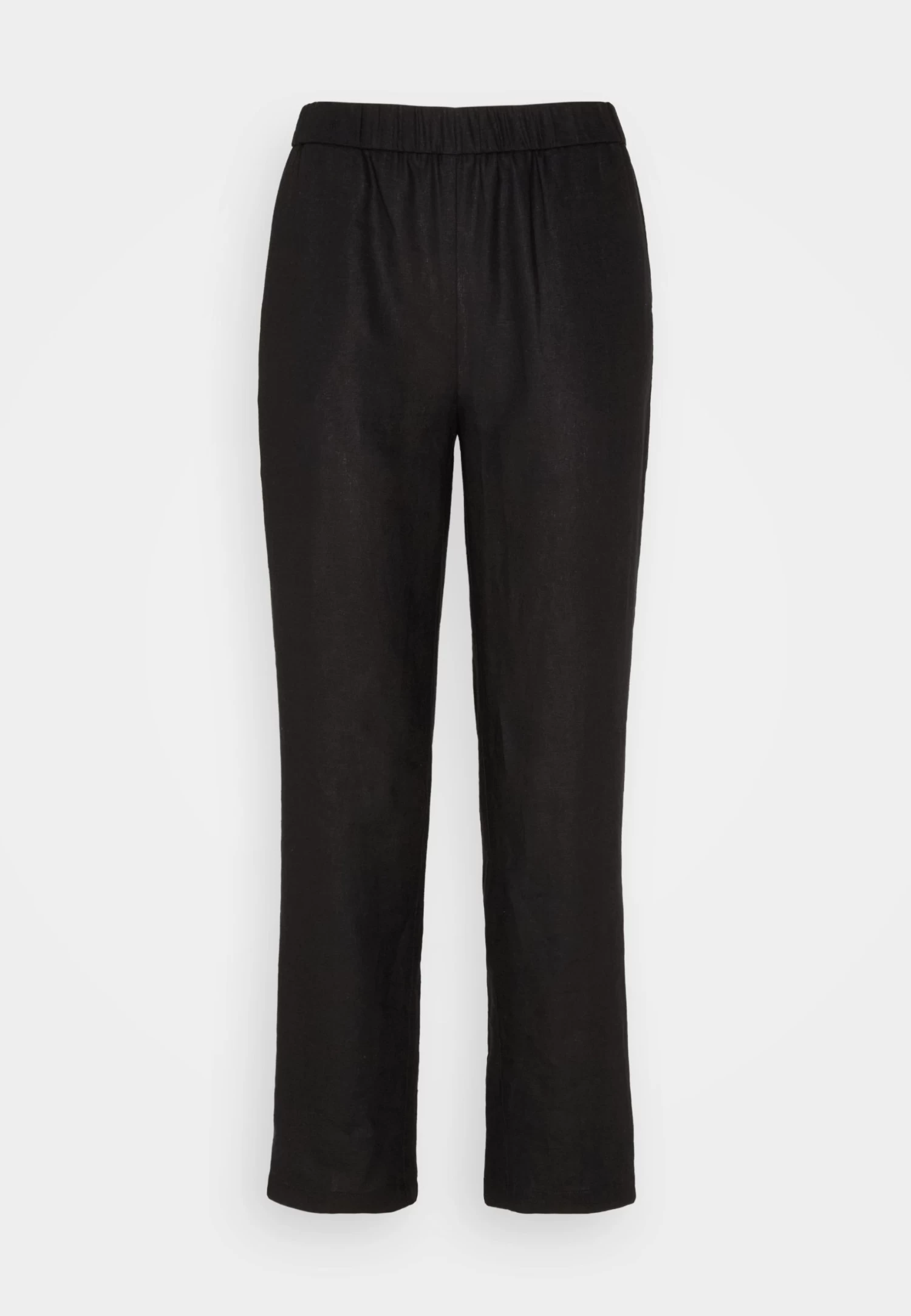 Anna Field Linen Mix - Pantalones - Black 7 Anna Field Linen Mix - Pantalones - Black - Imagen 5