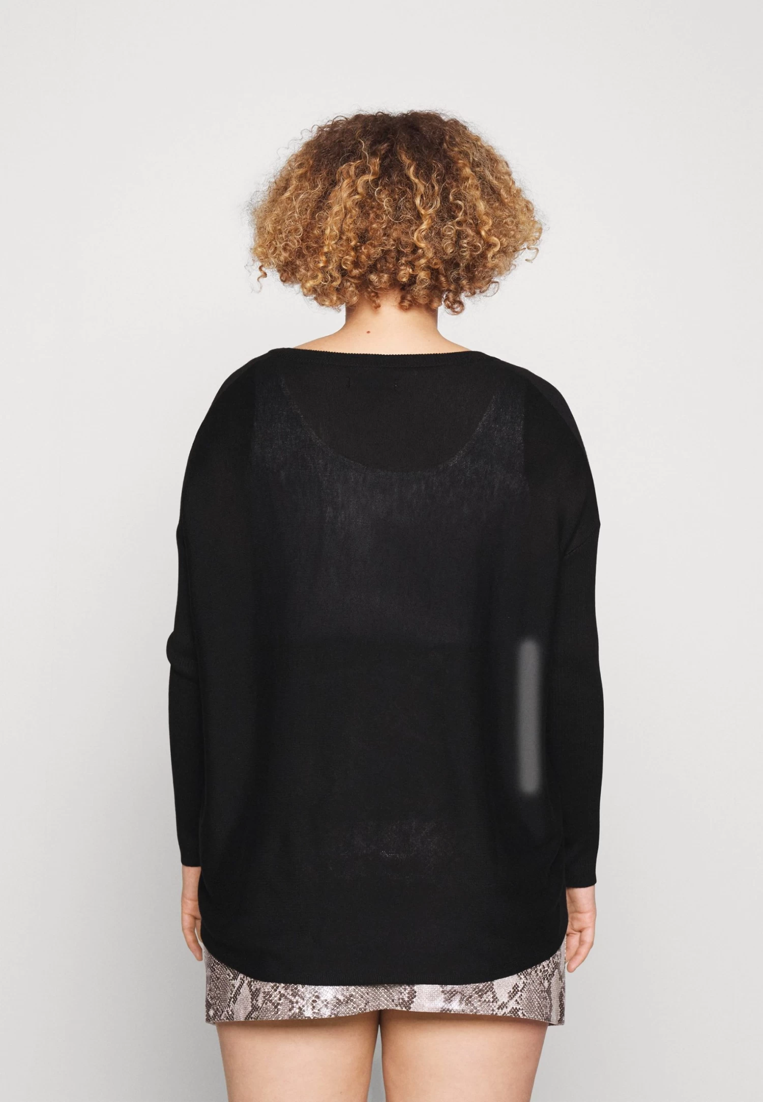 Plus Size - Jersey De Punto - Black 5 Plus Size - Jersey De Punto - Black - Imagen 3