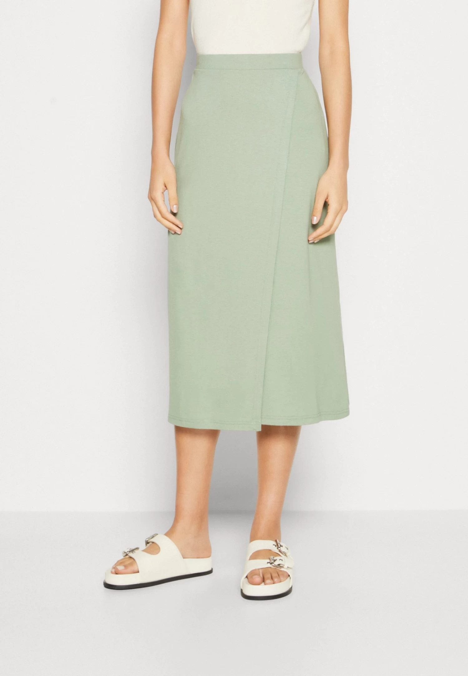 Anna Field Falda Cruzada - Light Green 3 Anna Field Falda Cruzada - Light Green