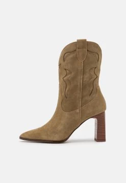 Anna Field Leather - Botines Camperos - Khaki -Anna Field c38591f49a884f29a5c2f231c6bdcb8c