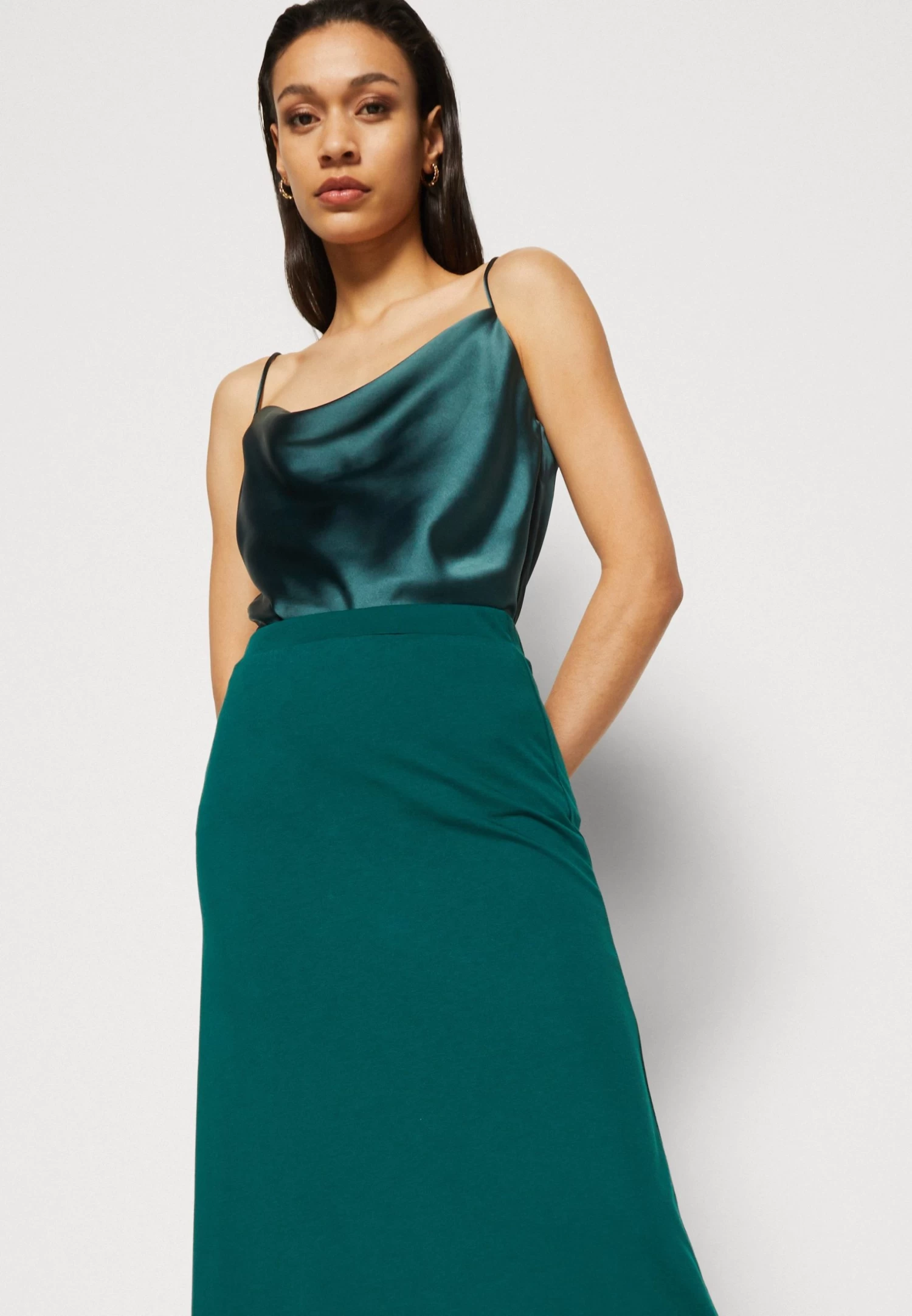 Anna Field Falda Larga - Dark Green 6 Anna Field Falda Larga - Dark Green - Imagen 4