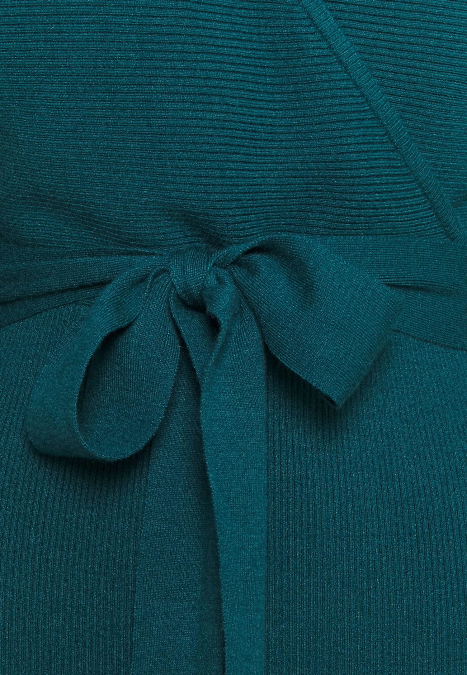 Anna Field Wrap V Ausschnitt Mini Strickkleid Mit Gürtel - Vestido De Tubo - Deep Teal 5 Anna Field Wrap V Ausschnitt Mini Strickkleid Mit Gürtel - Vestido De Tubo - Deep Teal - Imagen 3