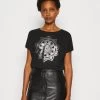 Anna Field Camiseta Estampada - Black
