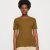 Anna Field Camiseta Estampada - Khaki 2 Anna Field Camiseta Estampada - Khaki -Anna Field d263dd2eea6f4fc1b16530d3d6993274