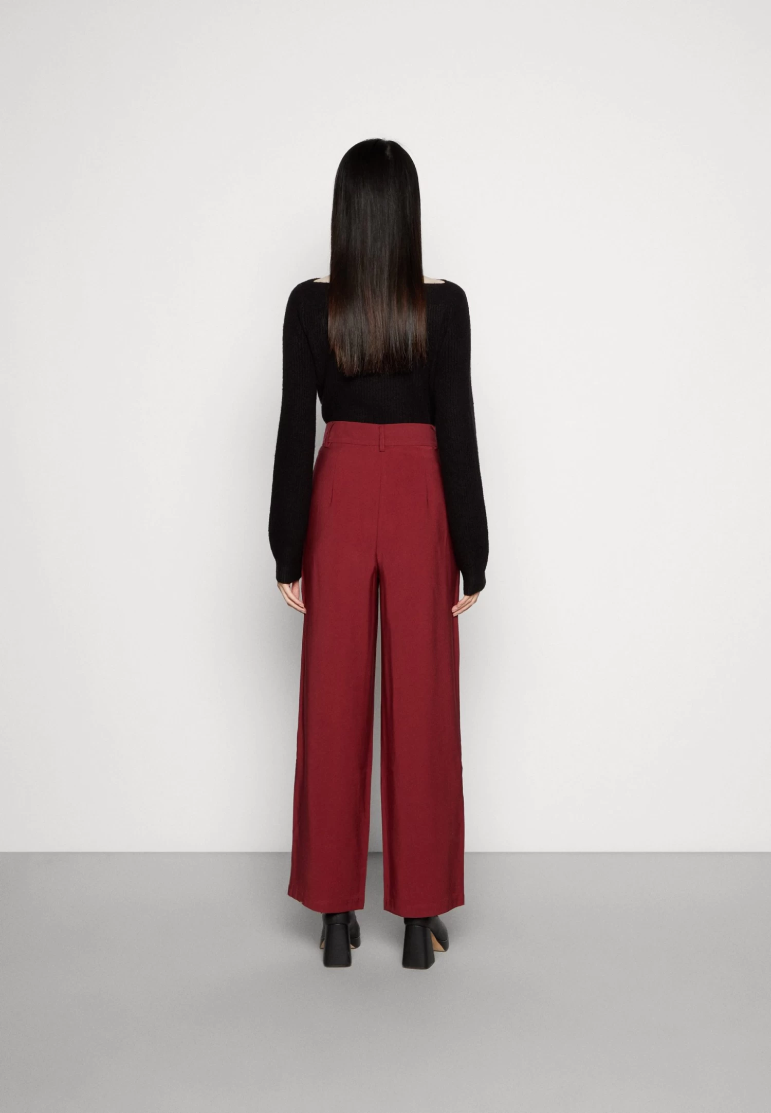 Anna Field Pantalones - Bordeaux 5 Anna Field Pantalones - Bordeaux - Imagen 3