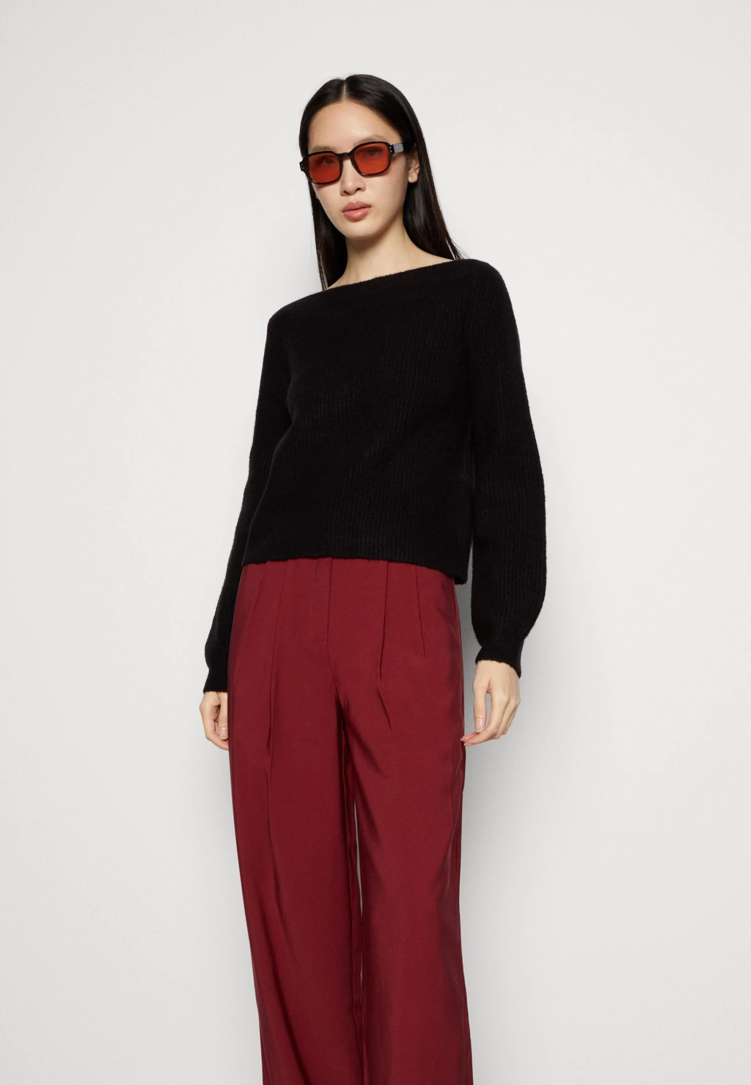 Anna Field Pantalones - Bordeaux 6 Anna Field Pantalones - Bordeaux - Imagen 4