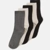 Anna Field 5 Pack - Calcetines - Beige/Black/Grey -Anna Field dea7449edcb441f7b7474480476e34b4