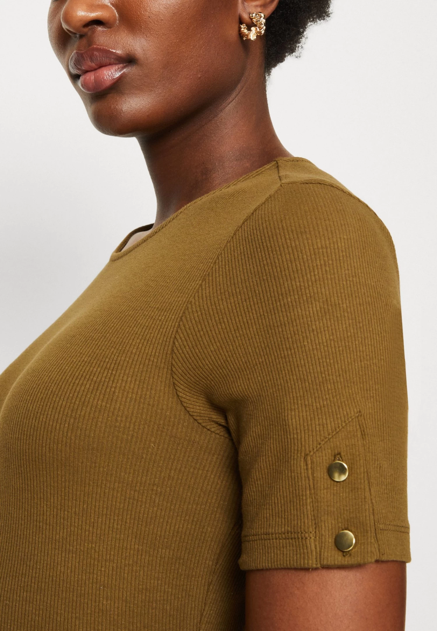 Anna Field Camiseta Estampada - Khaki 8 Anna Field Camiseta Estampada - Khaki - Imagen 6