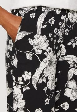 Anna Field Pantalones - Black/Off White -Anna Field e18ad32ff0ef475baaa5fb5a7474b09b