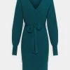 Anna Field Wrap V Ausschnitt Mini Strickkleid Mit Gürtel - Vestido De Tubo - Deep Teal -Anna Field e8c1bdc054594d3a8e48661b797e174b