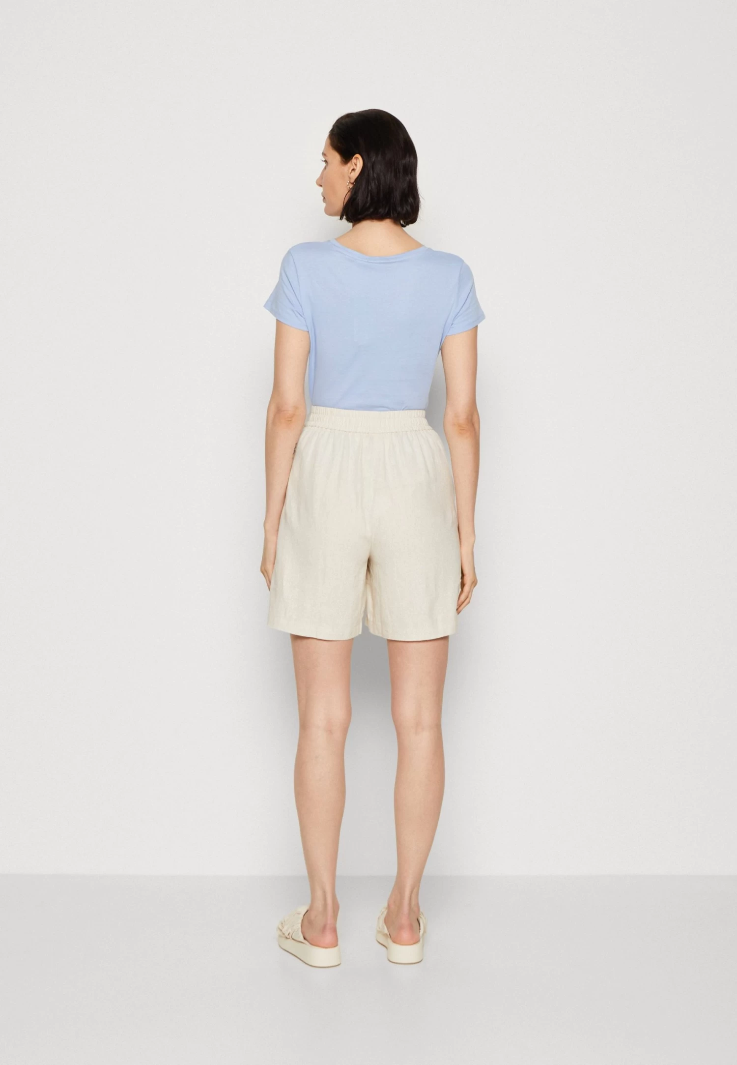 Anna Field Linen Mix - Shorts - Beige 5 Anna Field Linen Mix - Shorts - Beige - Imagen 3