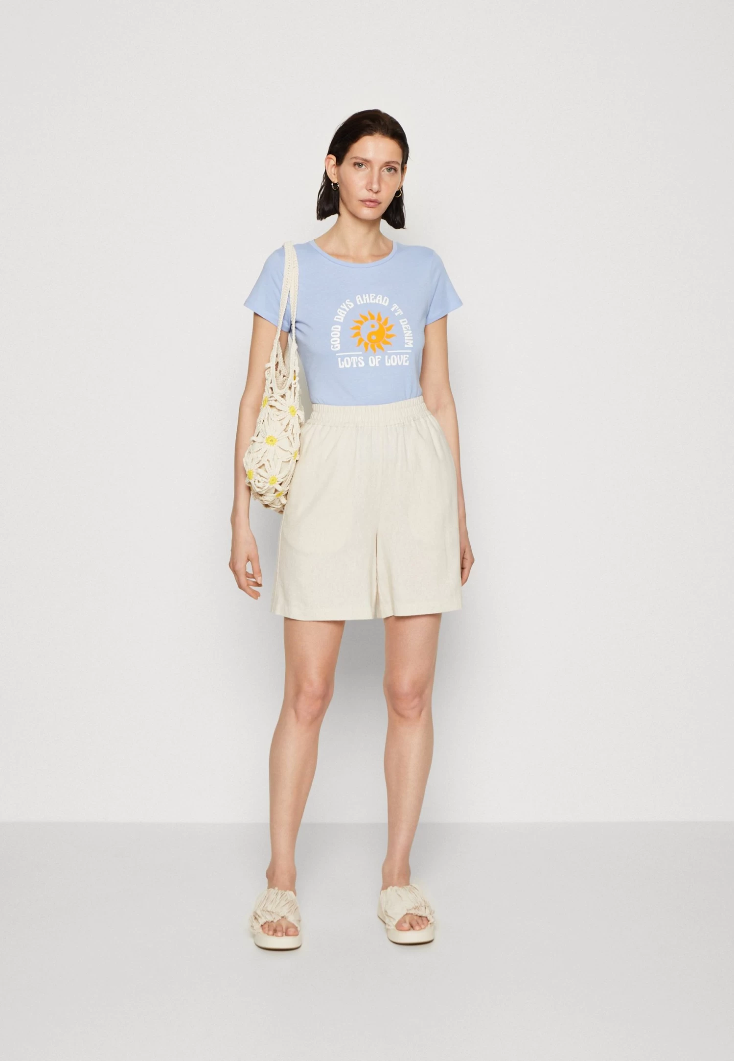 Anna Field Linen Mix - Shorts - Beige 4 Anna Field Linen Mix - Shorts - Beige - Imagen 2