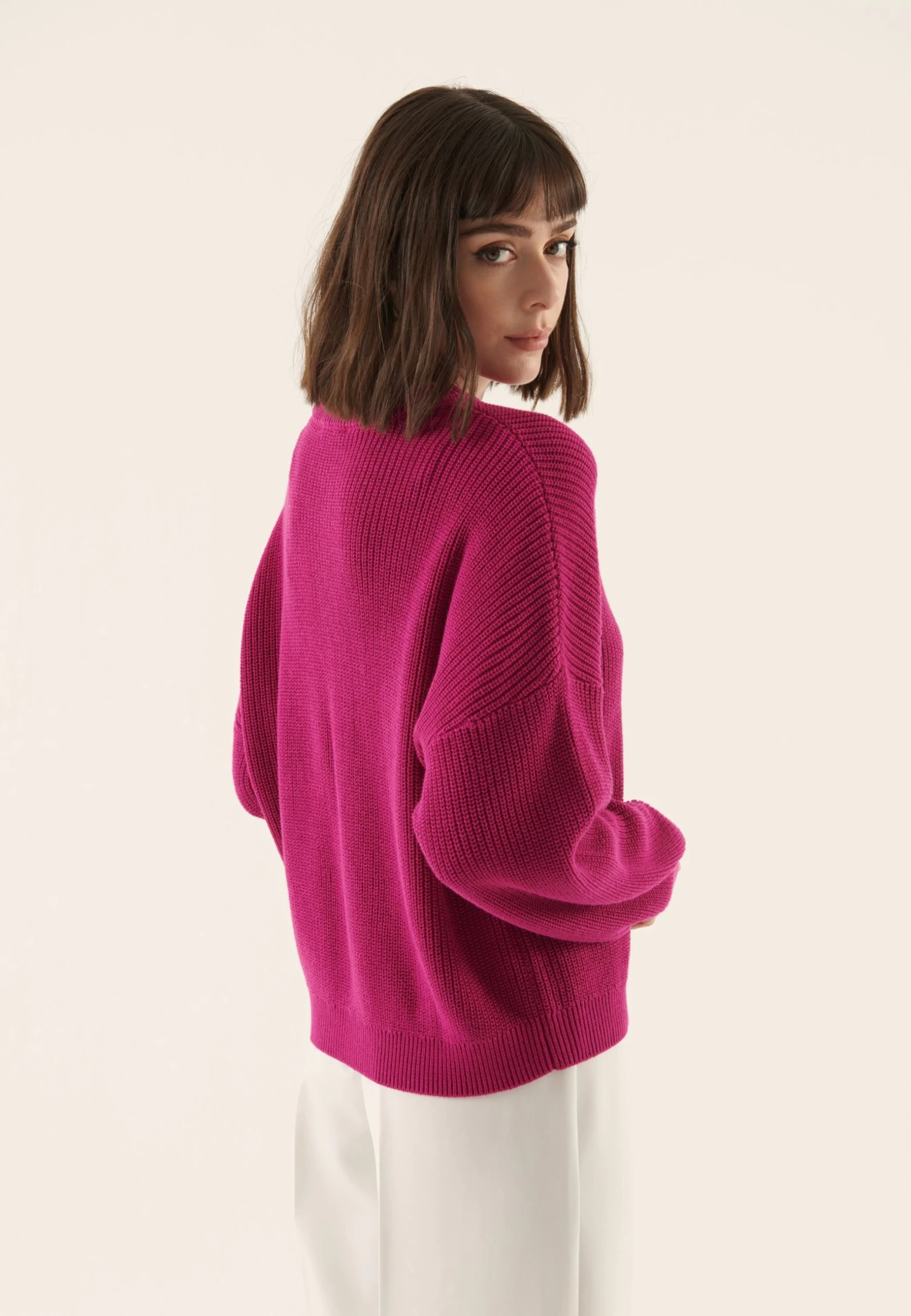 Anna Field Oversized - Jersey De Punto - Pink 5 Anna Field Oversized - Jersey De Punto - Pink - Imagen 3