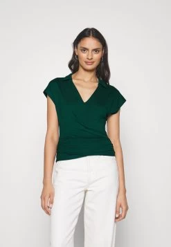 Anna Field Wrap Blouse- Blusa - Dark Green