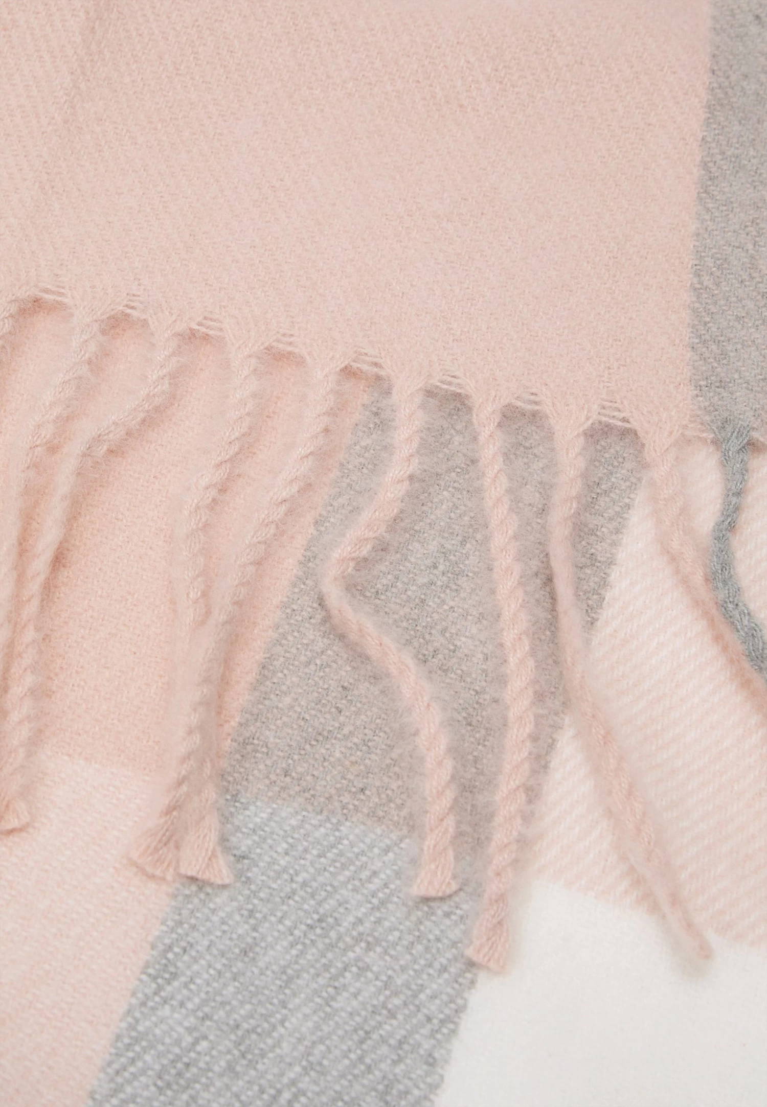 Anna Field Bufanda - Pink/Grey/Off-White 5 Anna Field Bufanda - Pink/Grey/Off-White - Imagen 3